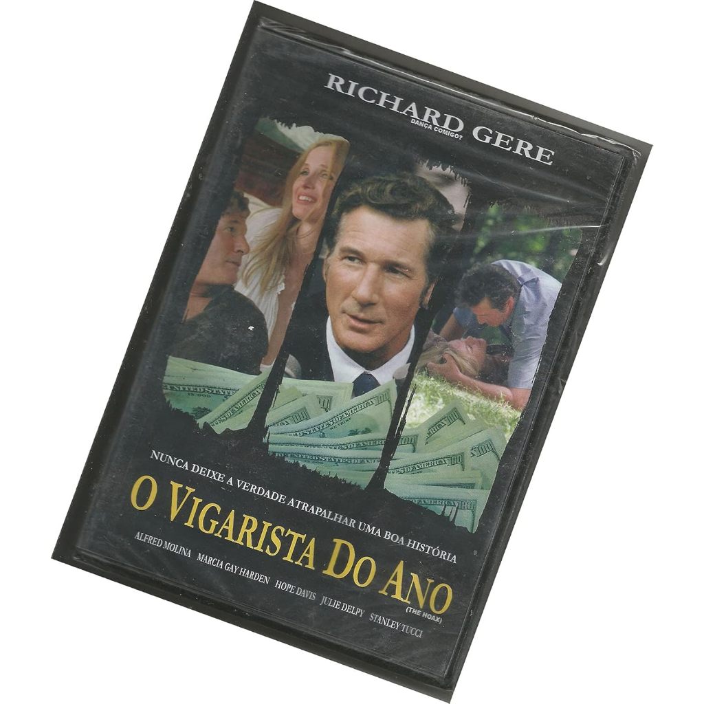 Dvd O Vigarista Do Ano - Richard Gere - Original E Lacrado
