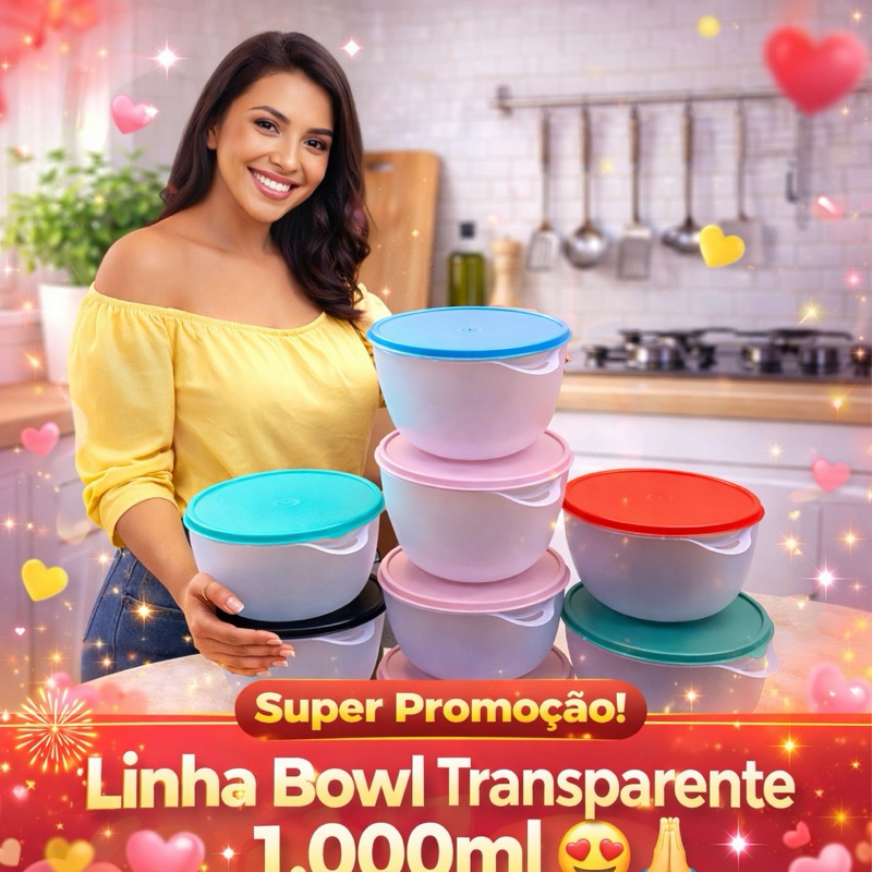 Kit Bowls Tampa | Potes Alimentos | Freezer Microondas Práticos e Resistentes | Melhor Preço | Cozinha — R$ 19,99 em Shopee, 31% OFF