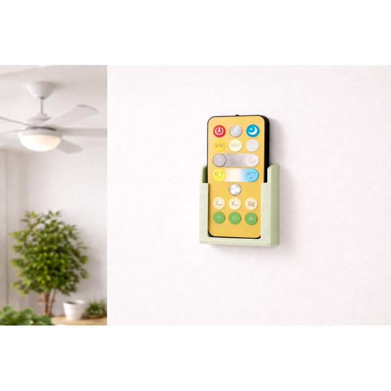 Kit 2 Suportes de Parede para Controle de Ventilador de Teto – Slim e Discreto