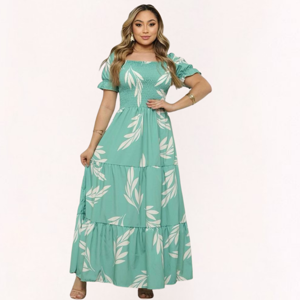 Vestido Feminino  Longo Lastex 3 Marias Estampado Ciganinha Tomara Que  Caia em Oferta na Shopee