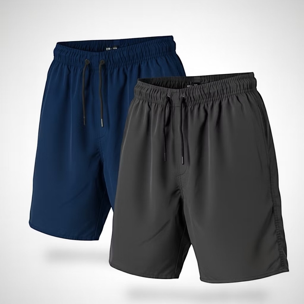 Short Tactel Com Elastano Masculino Bermuda  Praia Verão Premium Confortável Com Bolso