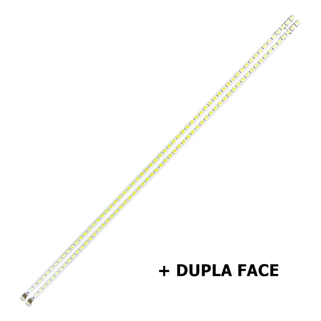 Kit 2 Barras De Led Novas Compatível Sti Semp Le4050 Com Dupla Face