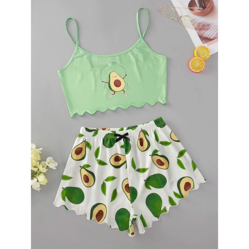 Kit 5 Pijama Feminino Baby Doll Virginia Ondinha Estampado Personagem Curto Curtinho Revenda