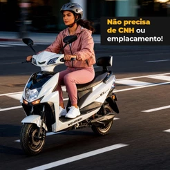Scooter Moto Elétrica WX-35 1000W Bateria de Lítio 60V 20Ah Wehawk