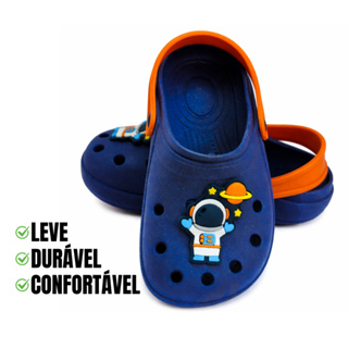 Babuche Infantil Astronauta Sandalia Confortavel Antiderrapante Macia Unissex Menino e menina | Envio Imediato em Oferta na Shopee