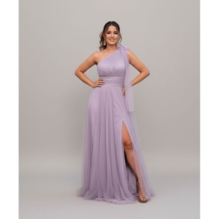 Vestido Festa madrinha casamento Ombro Brilho Oliva Terracota em Oferta na Shopee