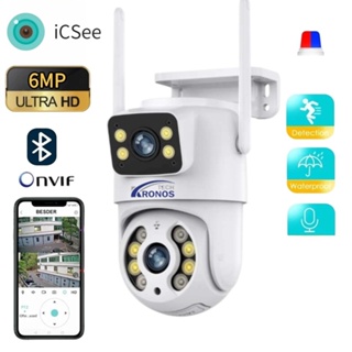 Câmera Externa Ip YOOSEE/ICSEE a Prova D'água 6mp wifi ptz com Infravermelho  sensor movimento Bivolt em Oferta na Shopee