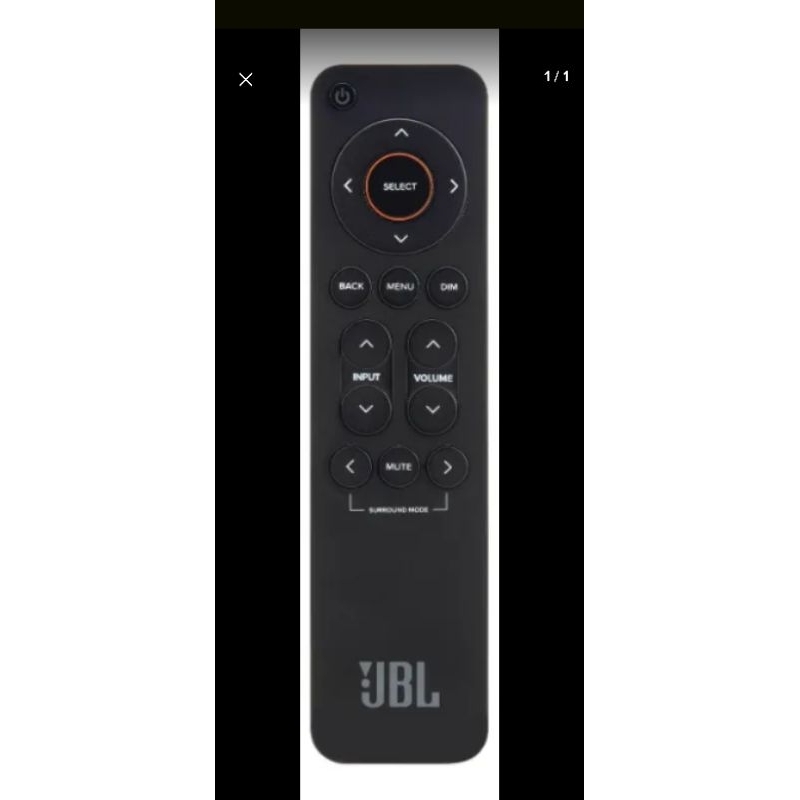 Controle remoto J-B-l soundbar