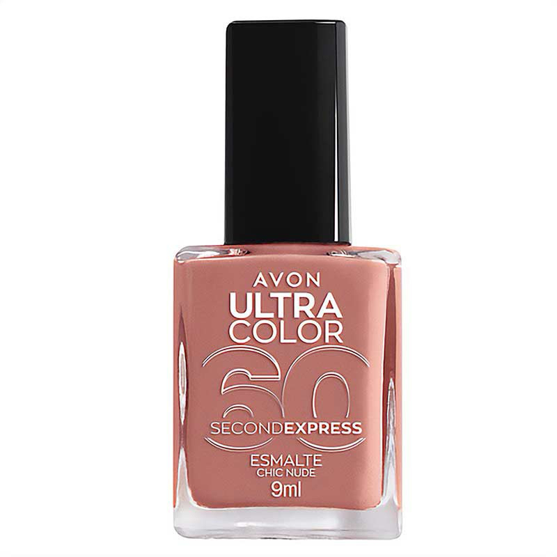Esmalte Avon Ultra Color 60 Second Express  COR CHIC NUDE.