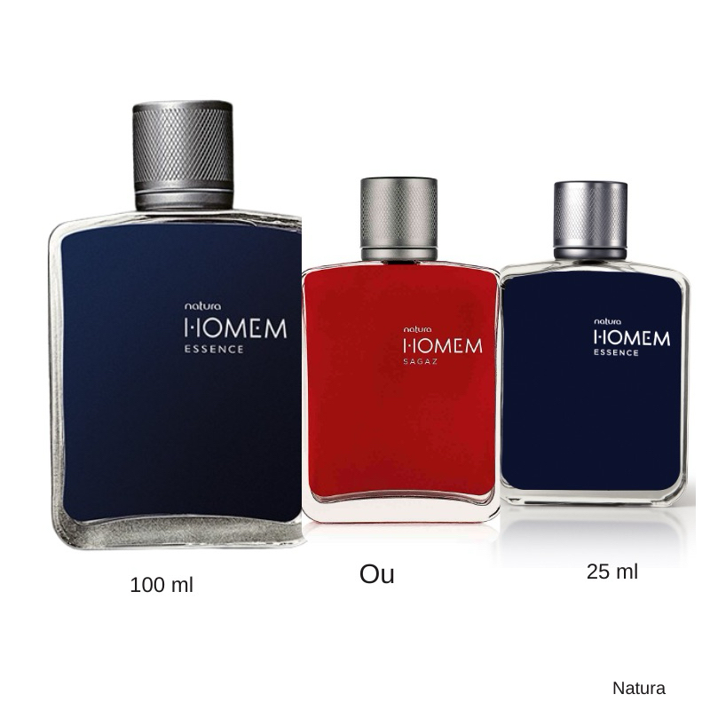 Natura Homem Essence 100 ml ou 25 ml Natura homem Sagaz 100ml