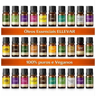 Óleo Essencial para Aromaterapia 100% Puro e Natural Linha Completa em Oferta na Shopee