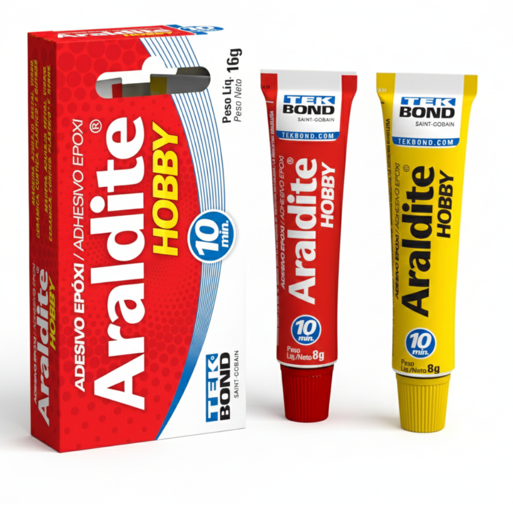 Araldite Hobby Cola Epóxi 10 minutos 16g Tekbond