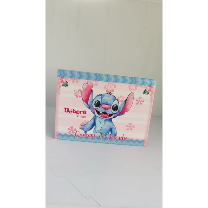 Caderno de desenho brochura capa dura 96f grande, abertura pra cima✨