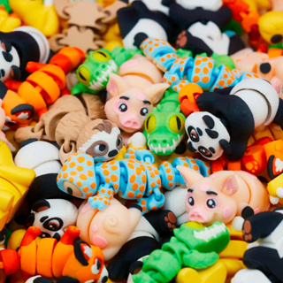 Mini Animais Articulados Kit Sortido 12 Unidades 3 a 5cm Sem Repetição Colecionaveis em Oferta na Shopee