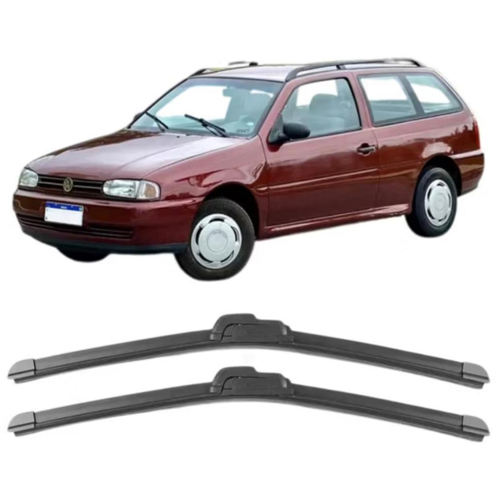 Par de Palhetas para Limpador de Parabrisa Dianteiro Volkswagen Parati G2 em Oferta na Shopee