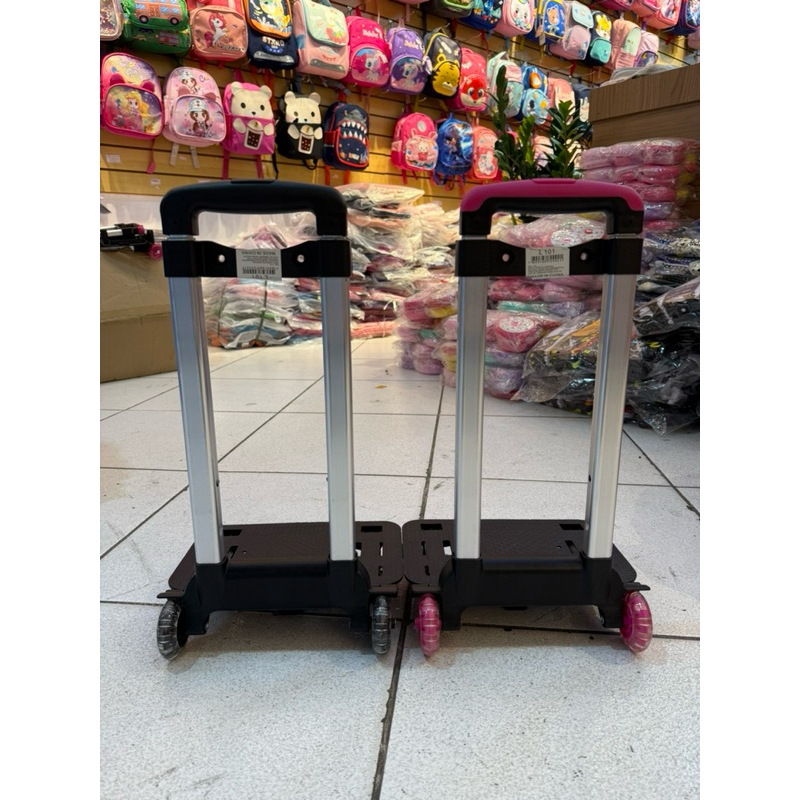 Carrinho Dobrável Infantil para Mochila De 16 polegadas Bagagem Carrinho de Alumínio Alta Qualidade Pronto a Colocar em Oferta na Shopee