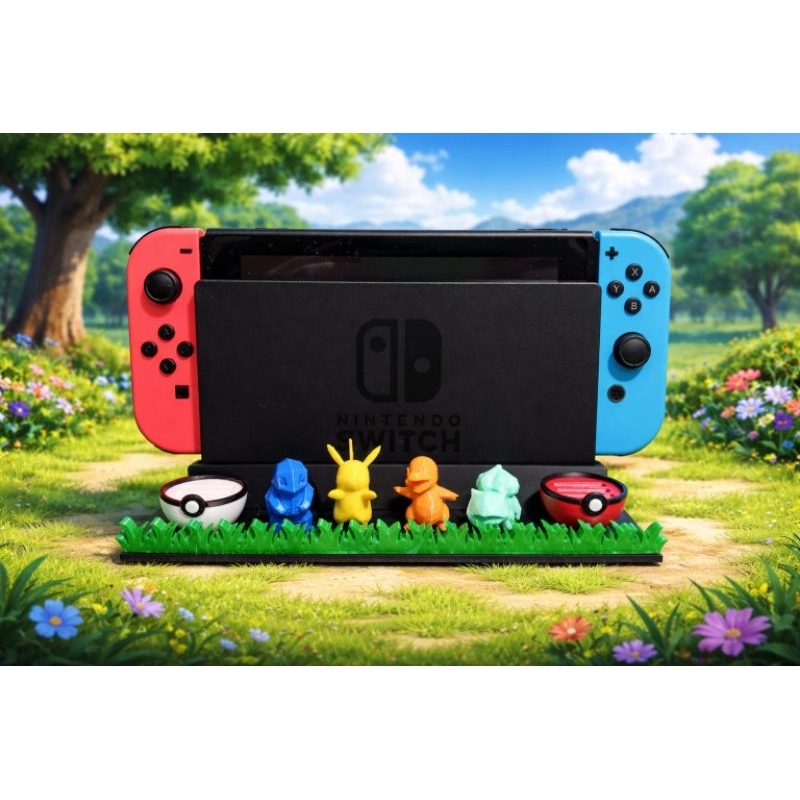 Suporte de Dock Pokemon Nintendo Switch 1 e 2 🎮⚡