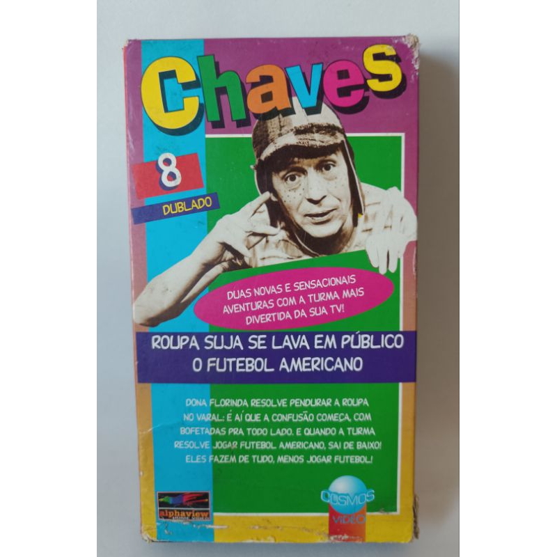 VHS Chaves Dublado seriado RARIDADE fita clássico colecionador