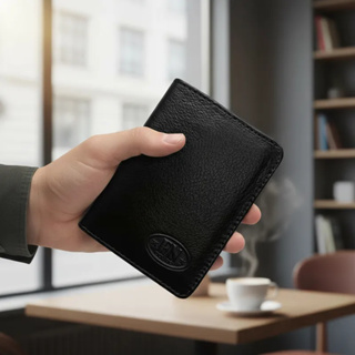 Carteira Porta Cartão Slim Fn Couro De Couro Legítimo - Compacta Minimalista Compartimento para Cartões. em Oferta na Shopee