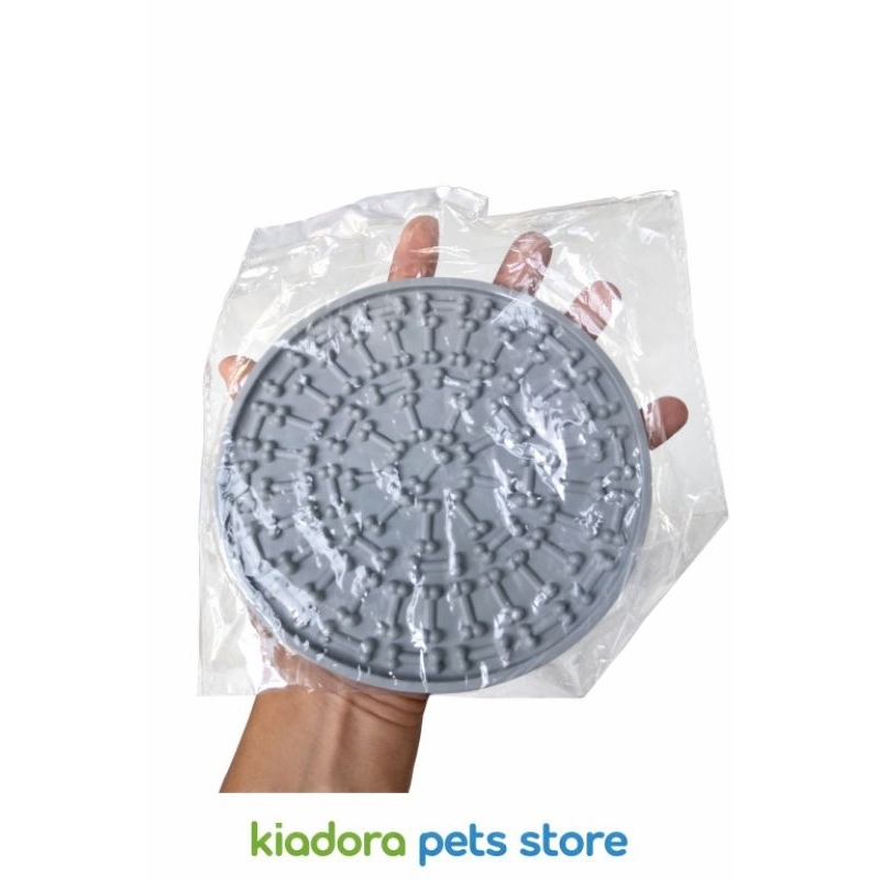 Comedouro tapete Lambedor   interativo para cachorro e gato lambedor interativo anti ansiedade com cores variadas