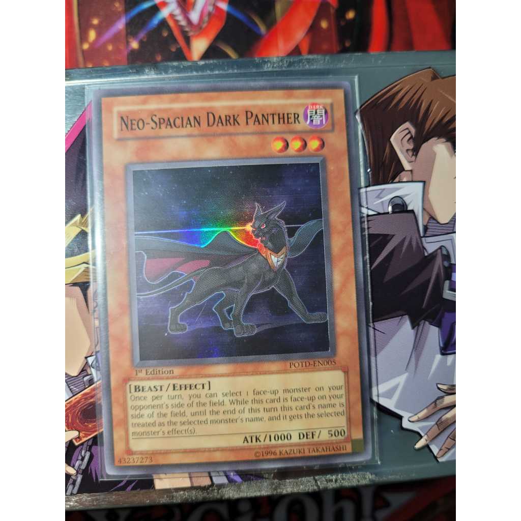 Neo-Spacian Dark Panther - Raridade SUPER - PRIMEIRA EDIÇÃO - Yugioh! Original Konami.