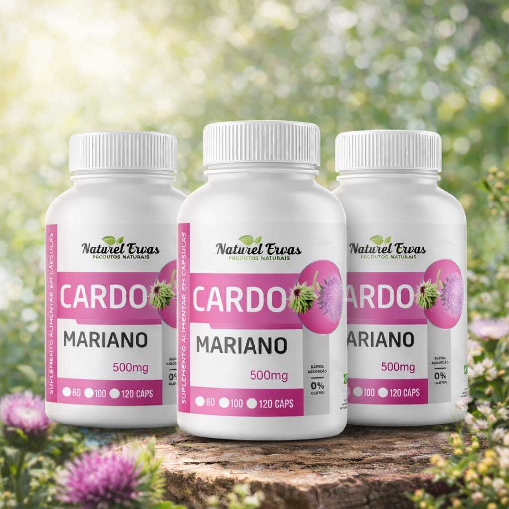 SILIMARINA 120 CÁPSULAS 500mg | CARDO MARIANO | O MAIS VENDIDO DO MERCADO em Oferta na Shopee