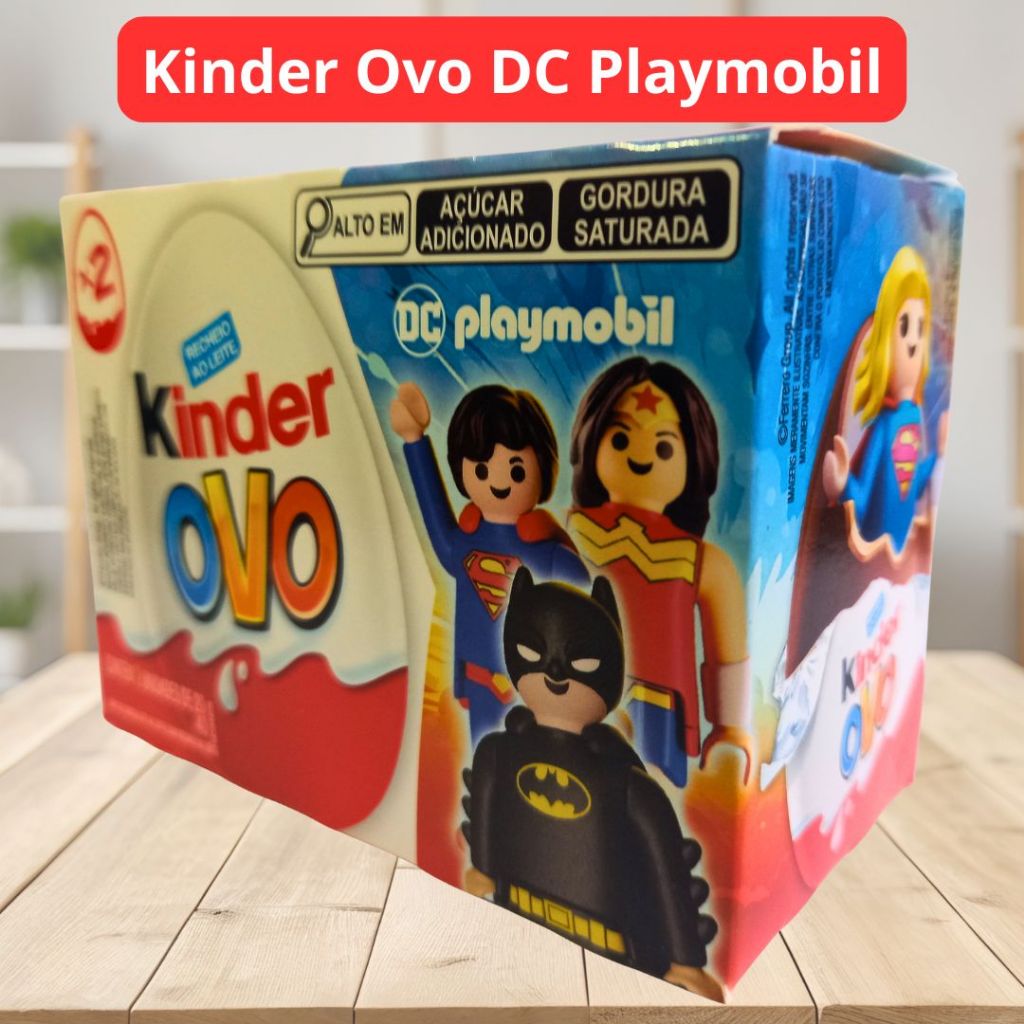 Kinder Ovo Edição DC Playmobil