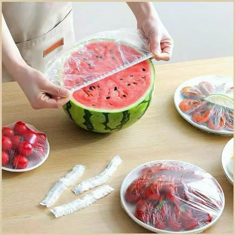 Conjunto de 100/pçs tampa Plásticas Descartáveis para Alimentos e Marmitas