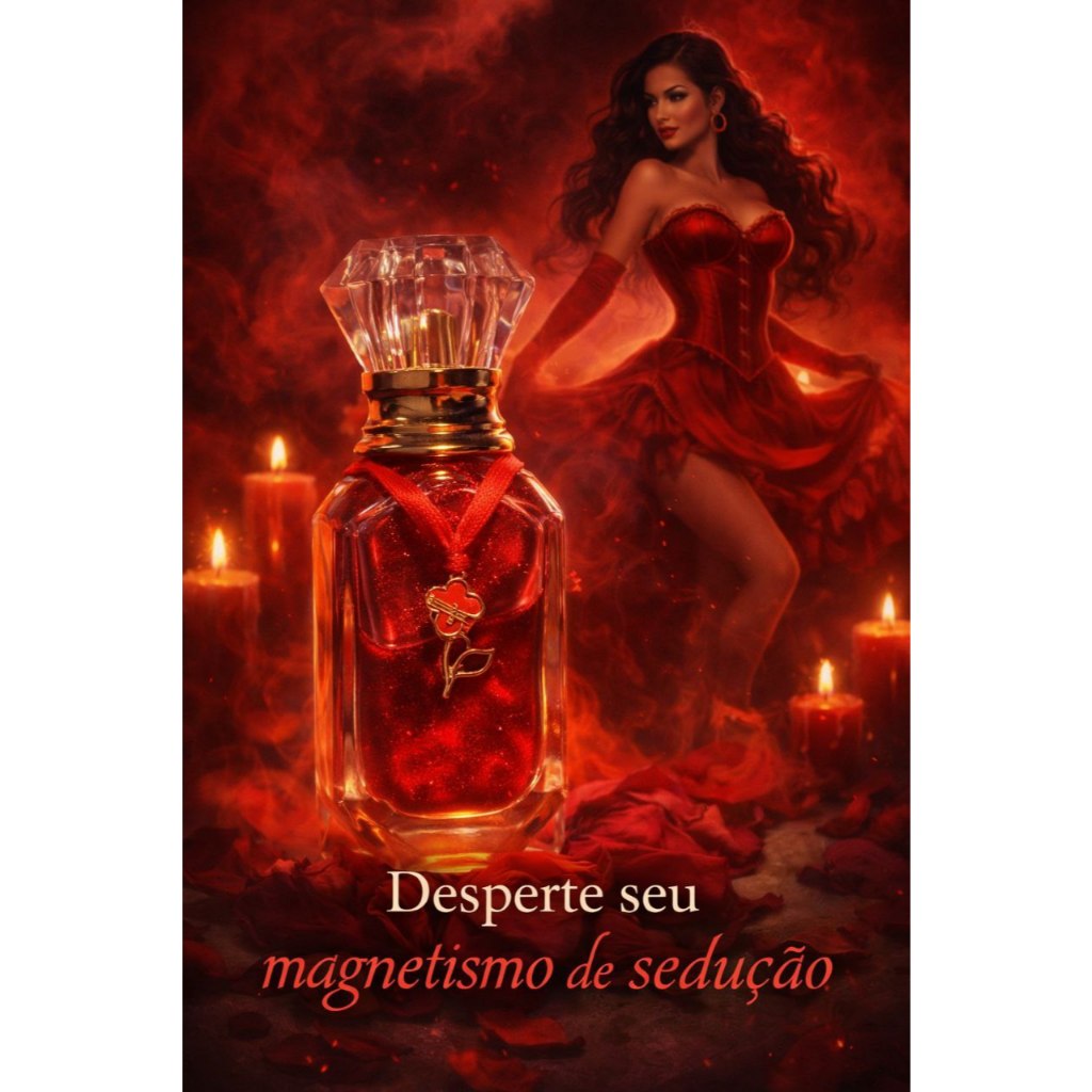 Perfume de Atração Consagrado por Pomba-gira Padilha Menina do Cabaré