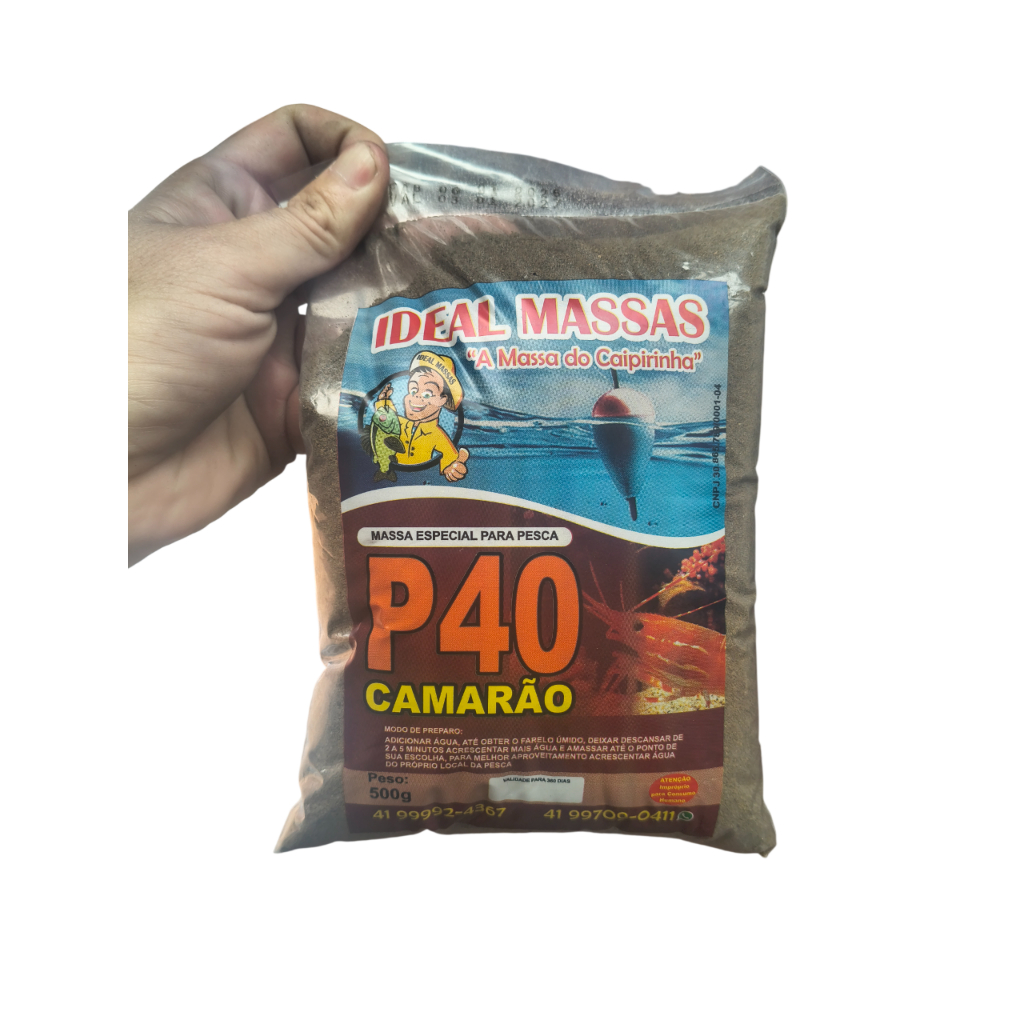 Massa para Pesca - P40 CAMARÃO em Oferta na Shopee