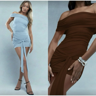 Vestido Amarrado Na Frente Com Bojo Ombro a Ombro Suplex Premium Elegante Festas Virginia em Oferta na Shopee