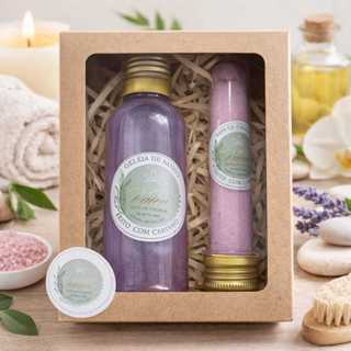 Mimo Spa Em Casa Geléia De Banho E Sais Relaxantes Alívio do estresse Kit Perfeito dia da mulher em Oferta na Shopee