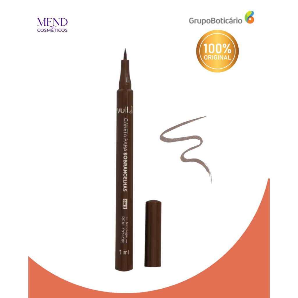 Vult Caneta para Sobrancelhas Fio a Fio Cor 02 1ml em Oferta na Shopee