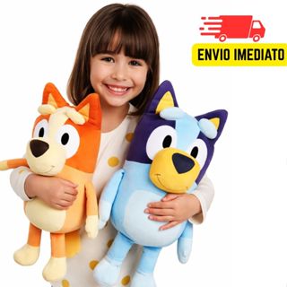 Kit 2 pelúcia Bluey e bingo Pelúcia ENVIO IMEDIATO 100%  algodão  Família Brinquedos de Pelúcia em Oferta na Shopee