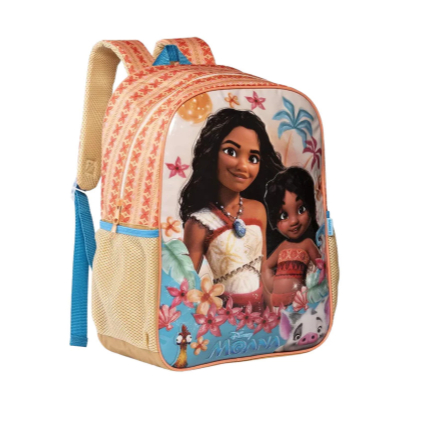 Mochila Escolar Moana Infantil Material Escolar 14772 - Xeryus