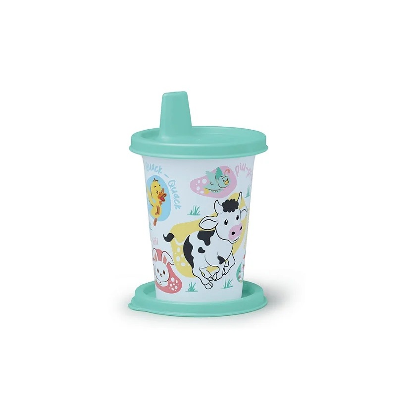 Tupperware Copinho com Bico  Fazendinha 200ml Tupper Baby