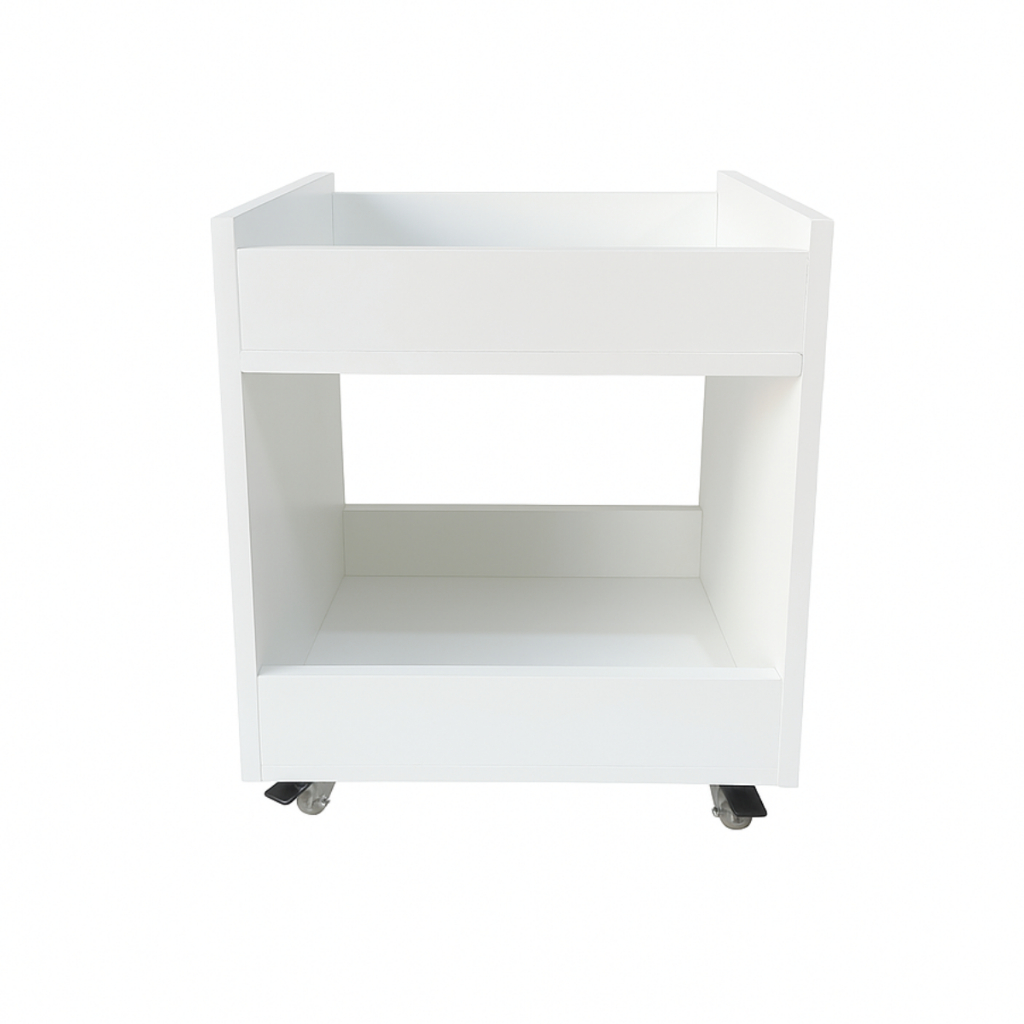 Carrinho Auxiliar organizador multiuso com rodizio de Gel 40cm  organizador de salão quarto cozinha