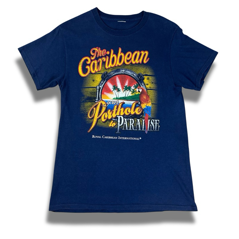 camiseta vintage the caribbean anos 90 fruit of the loom! (brechó)