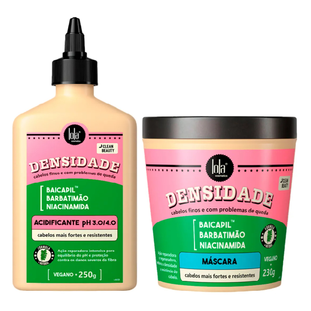 Kit Densidade Acidificante e Mascara 2 Itens Lola cosmetics