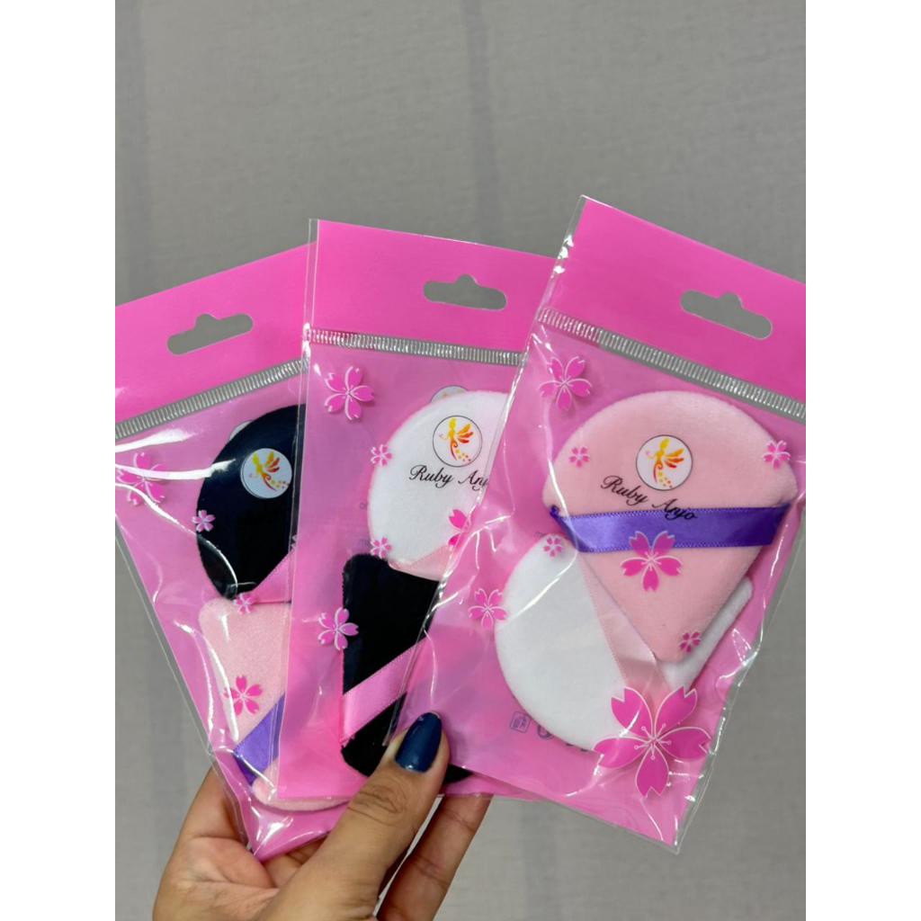 Kit 2 Esponjas de Maquiagem Ruby Anjo – Macias e Alta Performance - Mais Vendido!