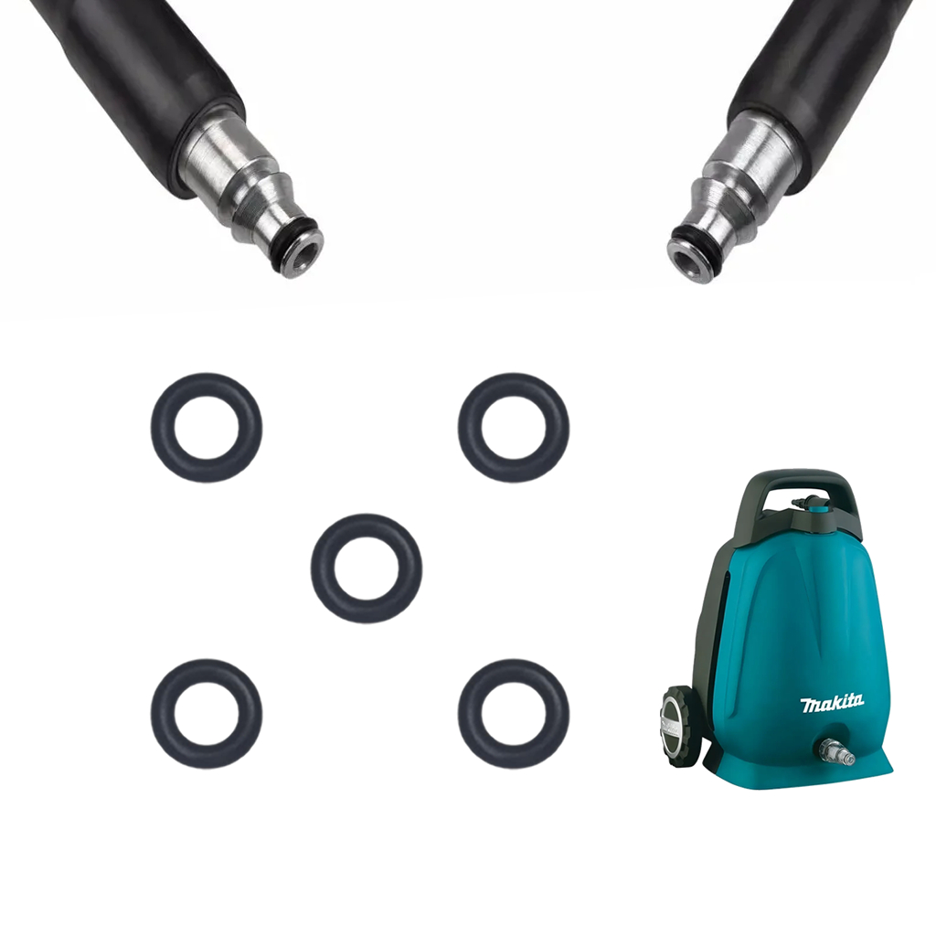 Anel Oring Borrachinha Vedação Compatível Com Mangueira Makita HW102 - 05 Unidades