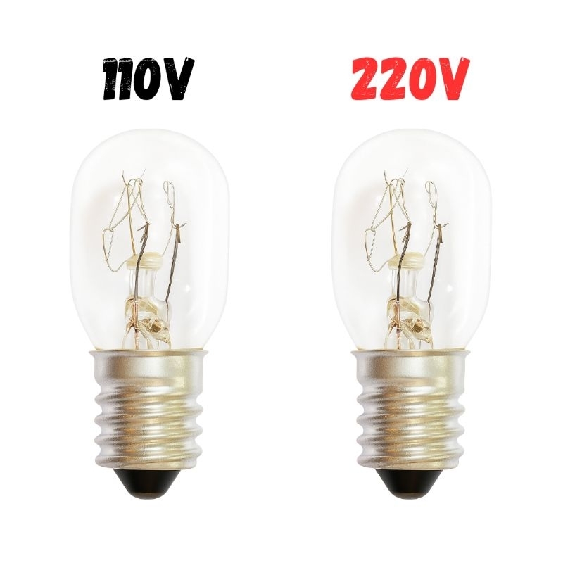 Mini Lâmpada para Geladeira Microondas 15W Soquete E14 127V e 220V