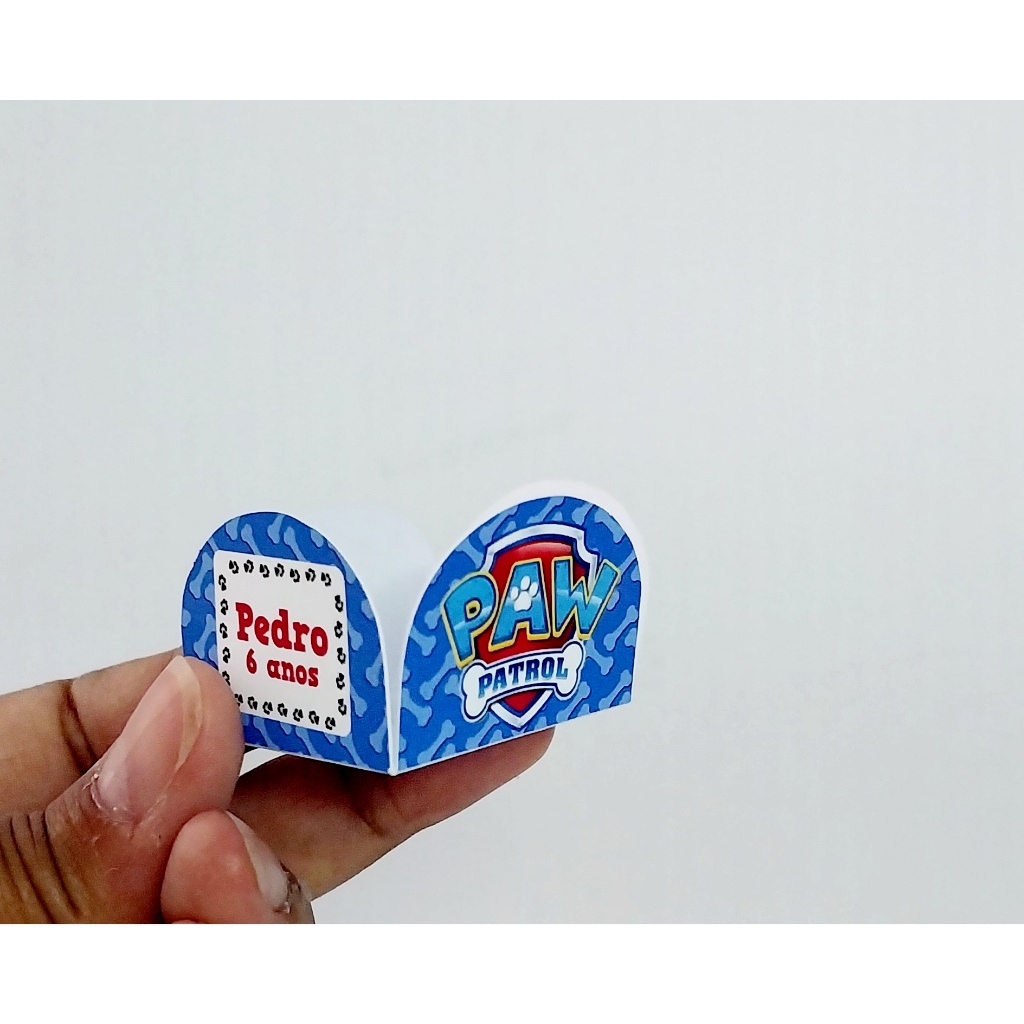 FORMINHA DE DOCE PERSONALIZADA PATRULHA CANINA/LEMBRANCINHA DE FESTA/ANIVERSÁRIO