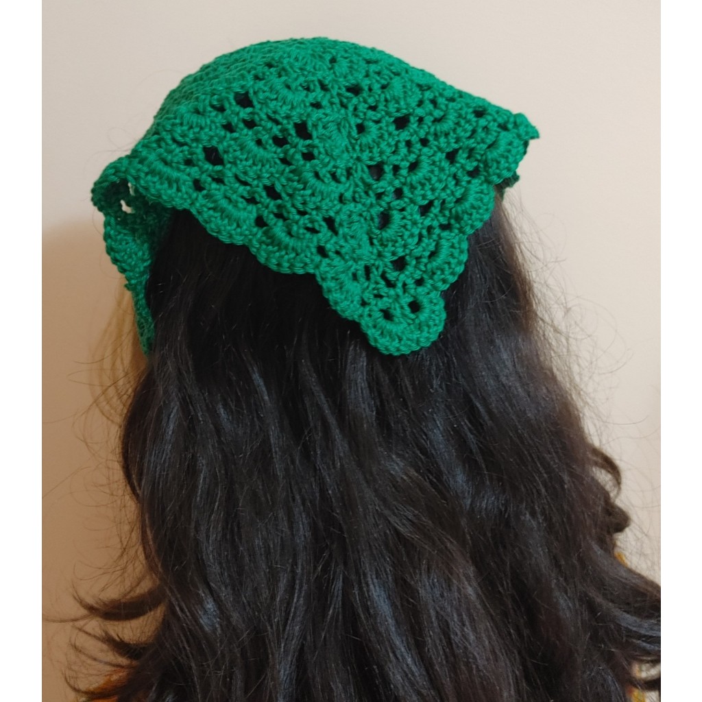 Lenço / Bandana em Crochê