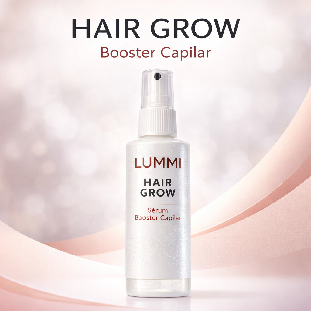 Sérum booster Capilar Para Cabelos Fracos e Ralos hair grow antiqueda crescimento fios biotina jaborandi vegano unissex