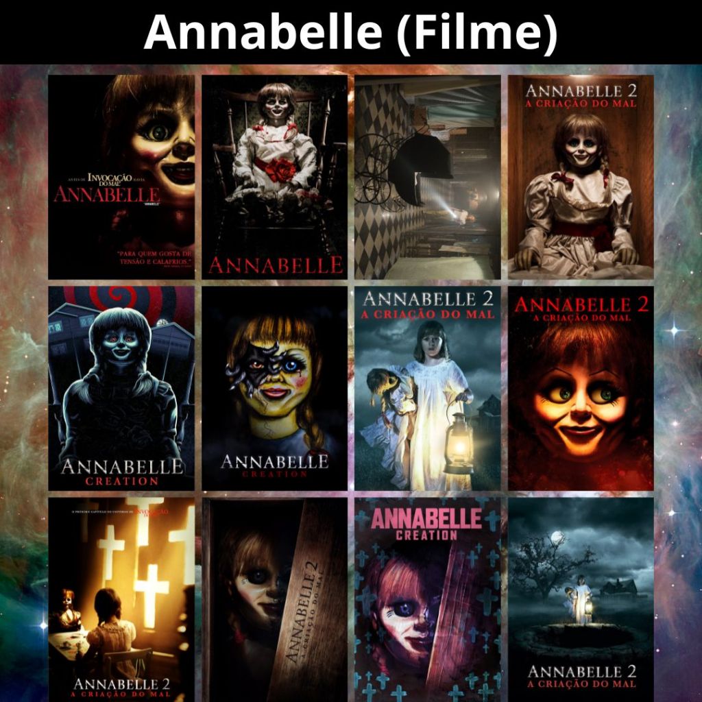 Placa Decorativa MDF (14x20cm ou 20x28cm) Annabelle - Quadro Parede & Decoração em Oferta na Shopee