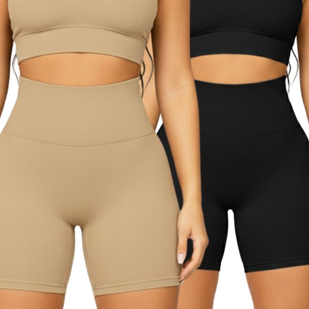 Short Cinta Modeladora Feminino Cintura Alta Compressão Conforto