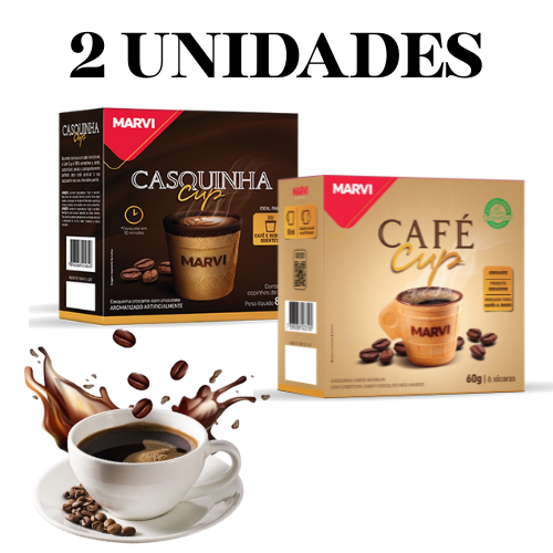 Casquinha Café Cup + Xicara Café Cup Marvi Cx C/ 6un CADA! em Oferta na Shopee