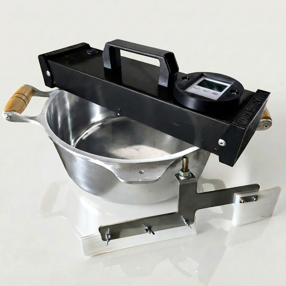 Panela Mexer Doce Leite, Brigadeiro, Cajuzinho. A panela Mais Grossa haste inox fácil limpeza Bivolt em Oferta na Shopee