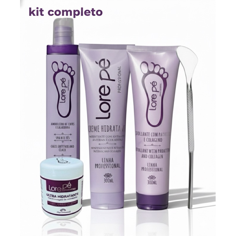 kit Spa dos Pés Lore Pé 4 itens em Oferta na Shopee